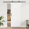 vidaXL Sliding Door ORKDAL White 93 x 232 cm Solid Pine Wood