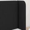 vidaXL Headboard with Headboard Black 40.5 x 4 x 40.5 cm Fabric