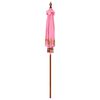 vidaXL Balinese Parasol Pink (180-190) x 260 cm Cotton and Wood