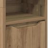 vidaXL Bathroom Cabinet Artisan Oak 30.5 x 30 x 195 cm Engineered Wood