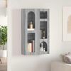 vidaXL Hanging Cabinet Grey Sonoma 59 x 20 x 100 cm Engineered Wood