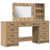 vidaXL Dressing Table 3 pcs Artisan Oak 78.5 x 41 x 135 cm