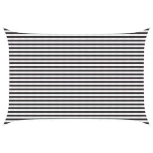 vidaXL Sunshade Sail Anthracite and White 3 x 4 m HDPE