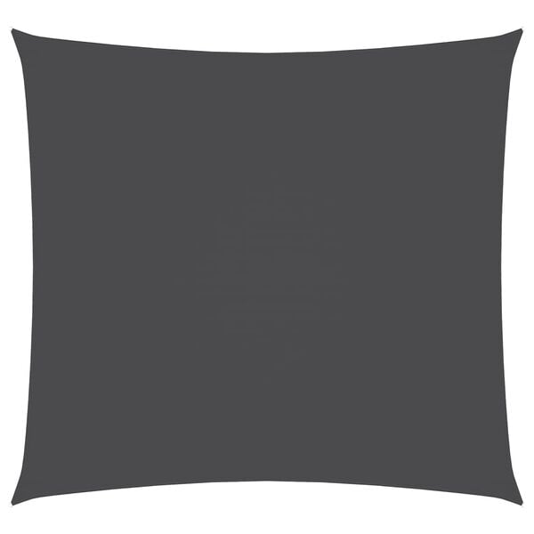 vidaXL Sunshade Sail Oxford Fabric Square 2.5x2.5 m Anthracite