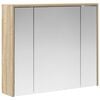 vidaXL Bathroom Mirror Cabinet Sonoma Oak 73.5 x 16 x 62.5 cm