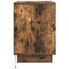 vidaXL Bedside Cabinet Smoked Oak 50 x 34.5 x 50 cm Engineered wood