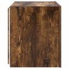 vidaXL TV Wall Cabinets with LED Lights 2 pcs Smoked Oak 40.5x35x40 cm
