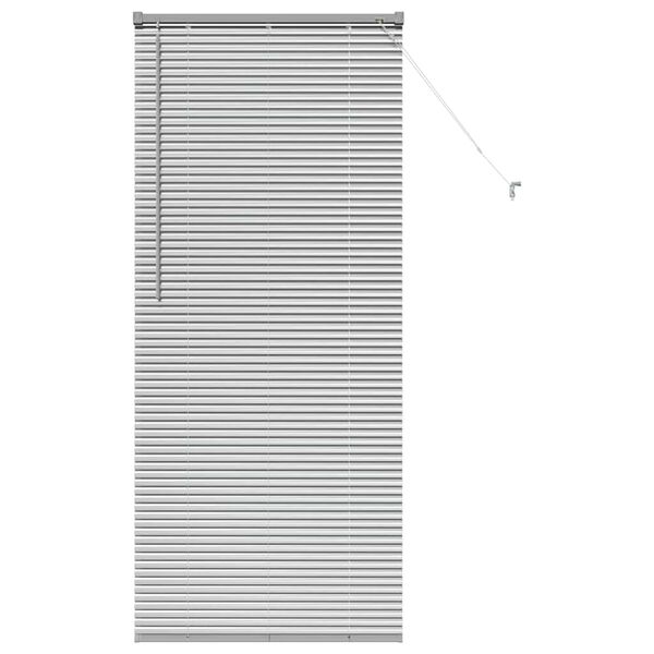 vidaXL Venetian Blinds Height Adjustable Silver 175 x 80 cm Aluminium