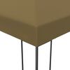 vidaXL Gazebo 3x4 m Taupe 180 g/m&sup2;