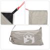 vidaXL Beach Canopy with Sand Anchors Grey 214x236 cm