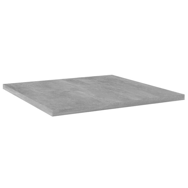 vidaXL Bookshelf Boards 4 pcs Concrete Grey 40x40x1.5 cm Engineered Wood