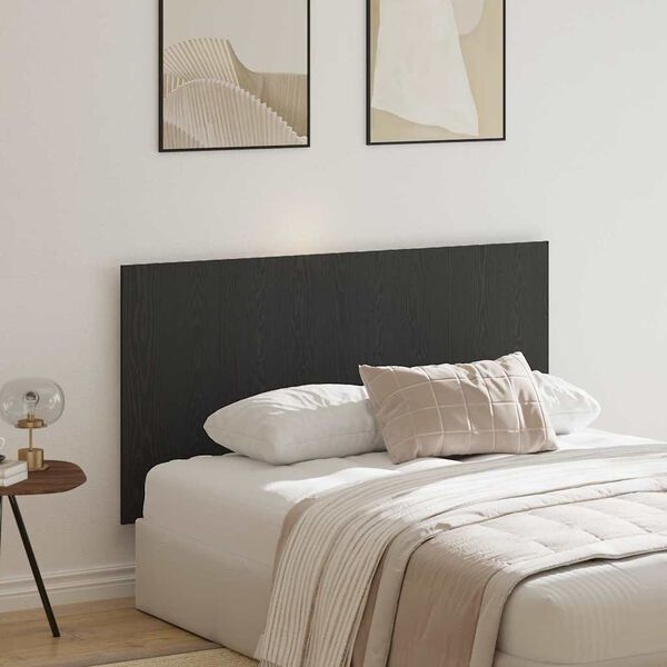vidaXL Bed Headboard Black Oak 160 x 1.5 x 80.5 cm Engineered Wood