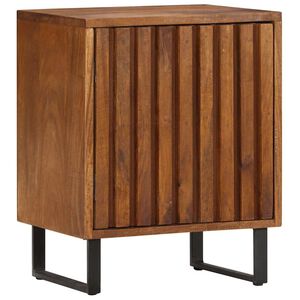 vidaXL Bedside Cabinet | Honey | Solid Mango Wood | Medium | Bedside Cabinet