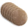 vidaXL Cushion Cover 6 pcs HEERLEN Brown &Oslash; 50 cm Chenille Fabric
