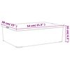 vidaXL Plastic Storage Boxes 6 pcs 25 L Stackable