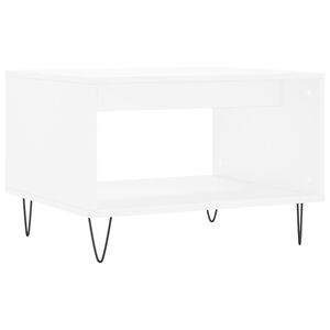vidaXL Coffee Table White 60x50x40 cm Engineered Wood