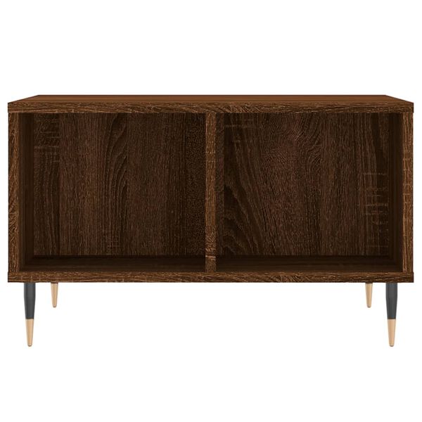 vidaXL Coffee Table Brown Oak 60x50x36.5 cm Engineered Wood