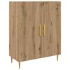 vidaXL Highboard Artisan oak 69.5 x 34 x 180 cm Engineered Wood