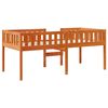 vidaXL Children's Bed without Mattress Wax Brown 90x200 cm Solid Wood Pine