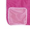 vidaXL Curtains for Loft Bed with Tunnel Pink Polyester