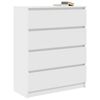 vidaXL Sideboard White 80x35x99 cm Engineered Wood
