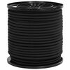 vidaXL Bungee Cords 4 mm Black PP and Rubber