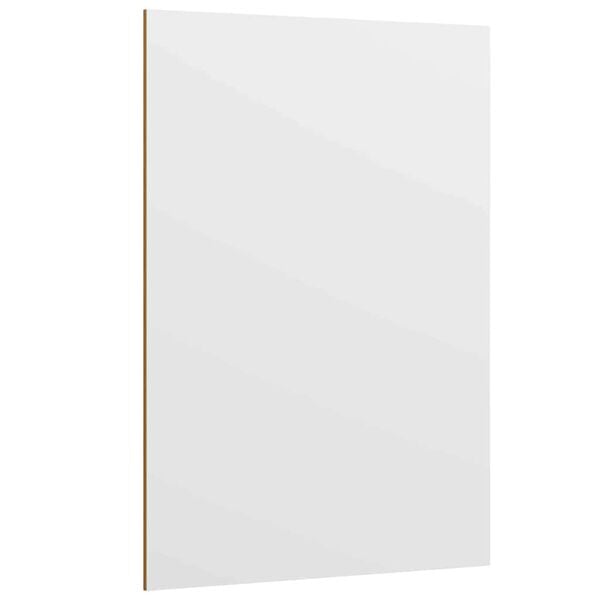 vidaXL Decor Panels 50 pcs White 15 x 21 x 0.27 cm Engineered Wood