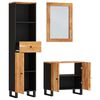 vidaXL 3 Piece Bathroom Furniture Set Solid Wood Acacia