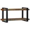 vidaXL Wall Shelf Multicolour Solid Wood Reclaimed