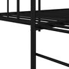 vidaXL Daybed Frame with Headboard Black 107 x 203 cm Steel