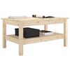 vidaXL Coffee Table 80x50x40 cm Solid Wood Pine