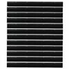 vidaXL Screw-on Door Brush Seals 12 pcs Black 100 cm Aluminium Alloy