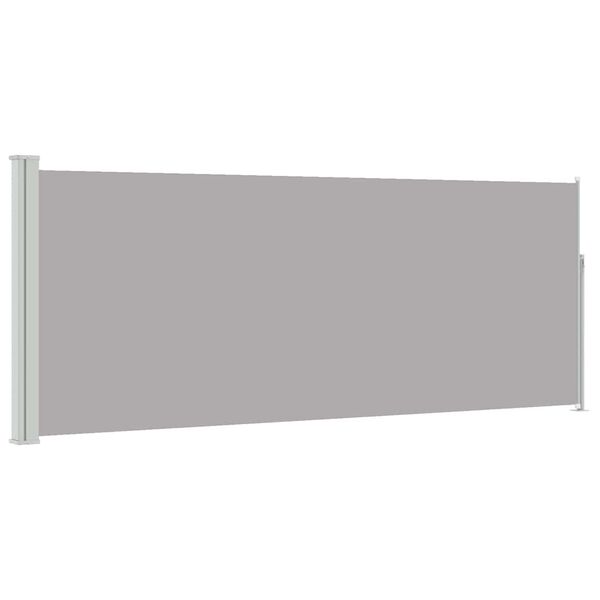vidaXL Retractable Side Awning 120 x 300 cm Grey