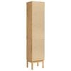 vidaXL Bathroom Tall Cabinet with Shelf Wax Brown 35 x 30 x 160 cm