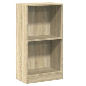 vidaXL Bookcase Sonoma Oak 40x24x75 cm Engineered Wood
