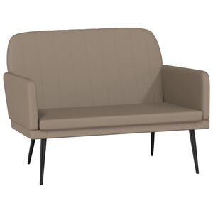 vidaXL Bench Cappuccino 107x80x81 cm Faux Leather