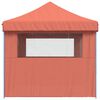 vidaXL Party Tent Folding Terracotta 292 x 440 x 315 cm Oxford Fabric