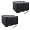 vidaXL Garden Furniture Cover | Set of 2 | Black