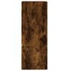 vidaXL Wall Mounted Cabinet Smoked Oak 34.5x34x90 cm
