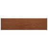 vidaXL Window Sill Brown wood 60 x 25 x 4.5 cm PVC