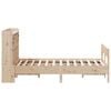 vidaXL Bookcase Bed without Mattress 135x190cm Double Solid Wood Pine