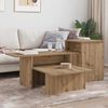 vidaXL Console Table Artisan Oak 91.5 x 35 x 38.5 cm Engineered Wood