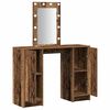 vidaXL Dressing Table Brown 102 x 33 x 135 cm Engineered Wood