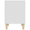 vidaXL Bedside Cabinets 2 pcs White 40x35x50 cm