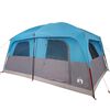 vidaXL Family Tent Cabin 8-Person Blue Waterproof