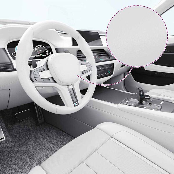 vidaXL Car Films 2 pcs Matt White 100x150 cm+50x150 cm