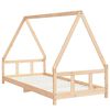 vidaXL Kids Bed Frame 90x200 cm Solid Wood Pine
