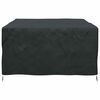 vidaXL Furniture Cover Plain Black 200 x 165 x 80 cm 600D