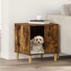 vidaXL Dog House Smoked Oak 44 x 42 x 49 cm Engineered Wood