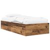 vidaXL Floor Bed Frame Old Wood 80 x 200 cm Engineered Wood